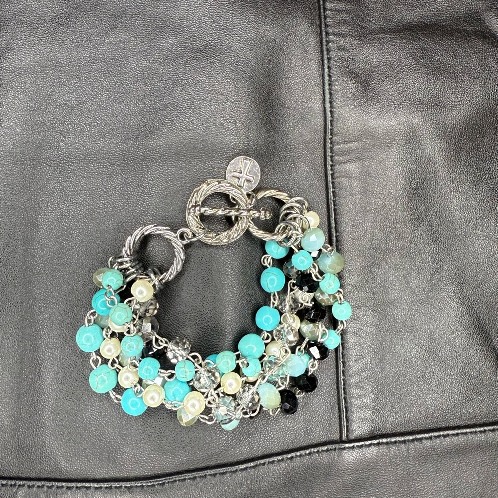 Elegant Multi-Color Beaded Bracelet